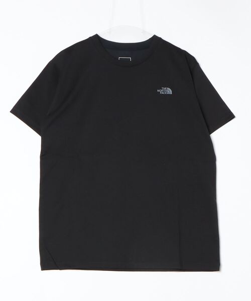 THE NORTH FACE（ザノースフェイス）の「ザ ノース フェイス THE NORTH FACE S/S Bandana Square Logo Tee_ショートスリーブバンダナスクエアロゴティー（Tシャツ/カットソー・レディース・ブルー/ラベンダー/ホワイト×ネイビー/ブラック・M/L/XL/S）」の3枚目の写真