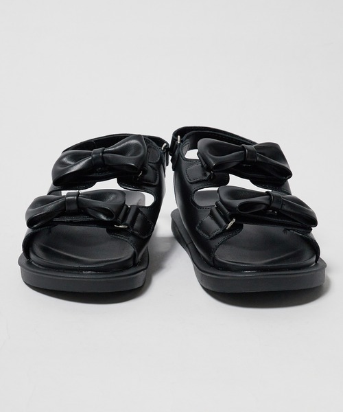 ROOPTOKYO（ループトウキョウ）の「リボン スポーツサンダル（サンダル・レディース・ブラック/ホワイト・38/36）」の15枚目の写真