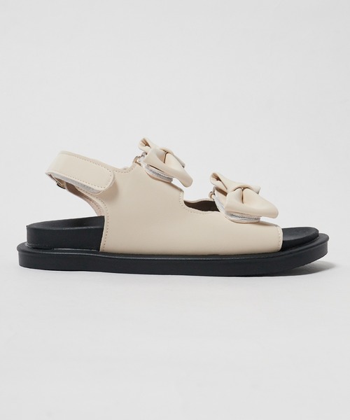 ROOPTOKYO（ループトウキョウ）の「リボン スポーツサンダル（サンダル・レディース・ブラック/ホワイト・38/36）」の14枚目の写真