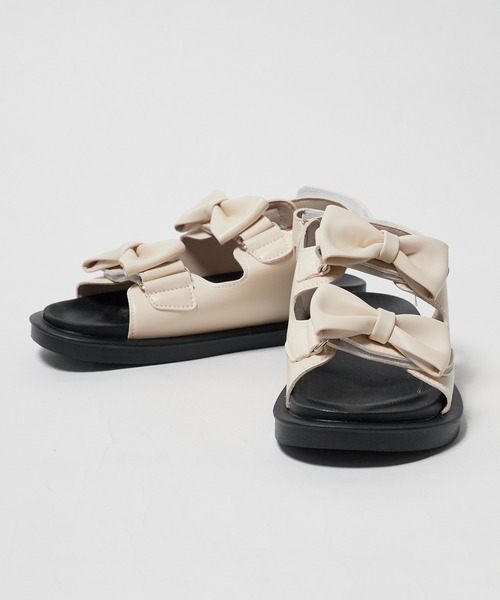 ROOPTOKYO（ループトウキョウ）の「リボン スポーツサンダル（サンダル・レディース・ブラック/ホワイト・38/36）」の13枚目の写真