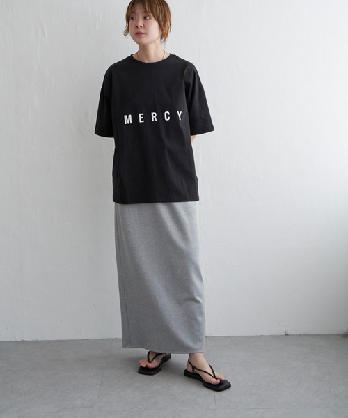 notch.(ノッチ)の「MERCY プリントTシャツ(Tシャツ/カットソー・レディース・ブラック/オフホワイト/グレー・M)」の18枚目の写真