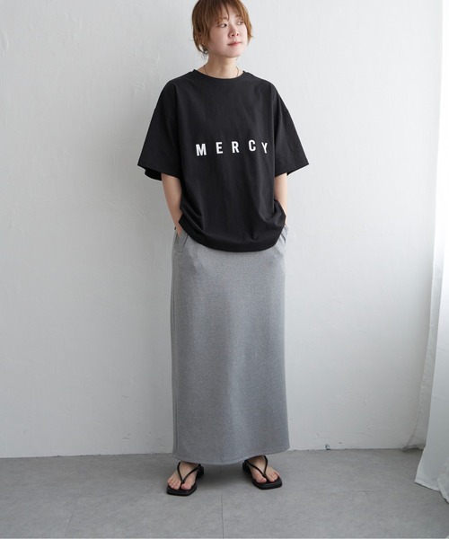 notch.(ノッチ)の「MERCY プリントTシャツ(Tシャツ/カットソー・レディース・ブラック/オフホワイト/グレー・M)」の20枚目の写真