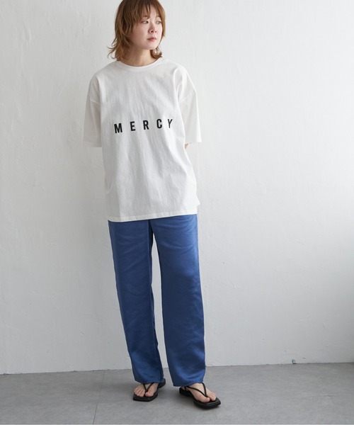 notch.(ノッチ)の「MERCY プリントTシャツ(Tシャツ/カットソー・レディース・ブラック/オフホワイト/グレー・M)」の14枚目の写真