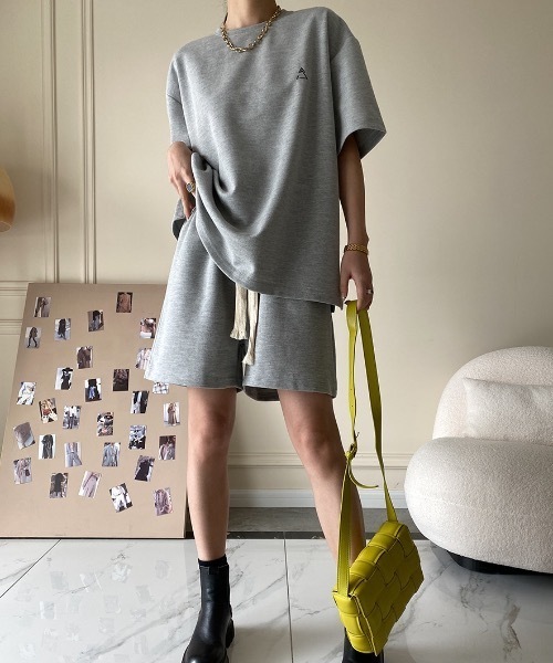 セール】【セットアップ】胸ワンポイントロゴ ルームウェア