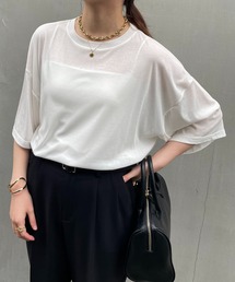 COLLAGE GALLARDAGALANTE | シアーTシャツ(Tシャツ/カットソー)