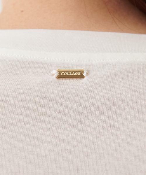 COLLAGE GALLARDAGALANTE(コラージュガリャルダガランテ)の「シアーTシャツ(Tシャツ/カットソー・レディース・ホワイト/ピンク/ブラック/レッド・FREE)」の14枚目の写真