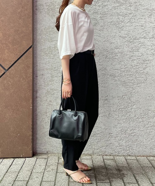 COLLAGE GALLARDAGALANTE(コラージュガリャルダガランテ)の「シアーTシャツ(Tシャツ/カットソー・レディース・ホワイト/ピンク/ブラック/レッド・FREE)」の8枚目の写真