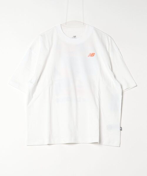 NEW BALANCE(ニューバランス)の「ニューバランス New Balance オーバーサイズ ショートスリーブTシャツ_New Balance Triathlon(Tシャツ/カットソー・レディース・ホワイト/ブラック/スモークピンク・S/M/L/XL)」の2枚目の写真