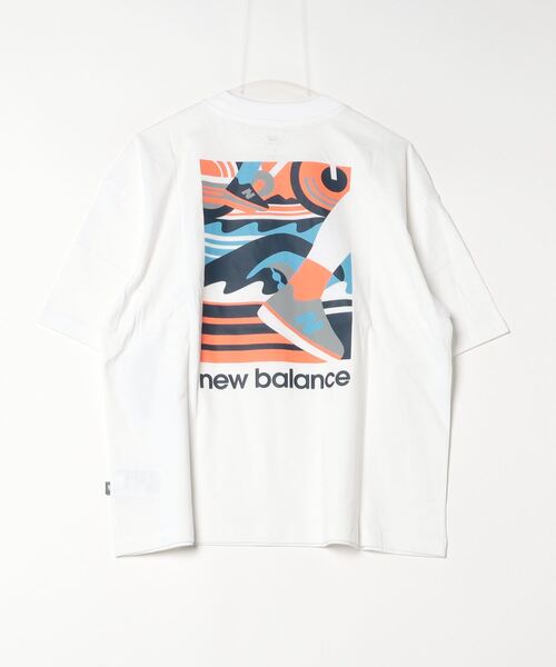 NEW BALANCE(ニューバランス)の「ニューバランス New Balance オーバーサイズ ショートスリーブTシャツ_New Balance Triathlon(Tシャツ/カットソー・レディース・ホワイト/ブラック/スモークピンク・S/M/L/XL)」の4枚目の写真