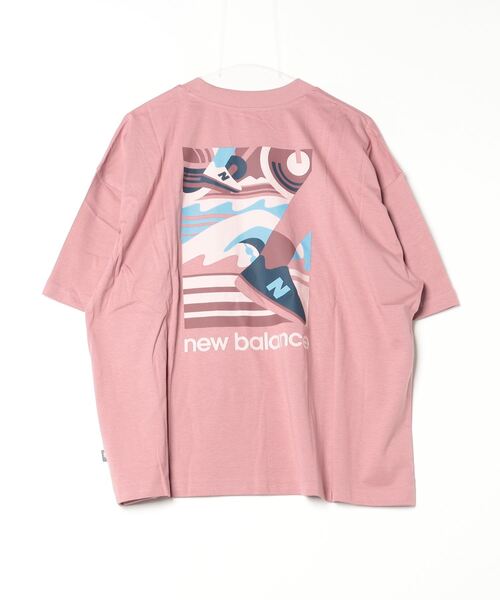 NEW BALANCE(ニューバランス)の「ニューバランス New Balance オーバーサイズ ショートスリーブTシャツ_New Balance Triathlon(Tシャツ/カットソー・レディース・ホワイト/ブラック/スモークピンク・S/M/L/XL)」の5枚目の写真