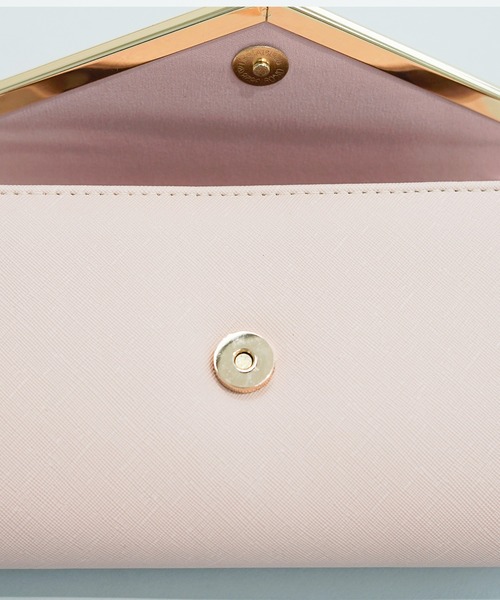 CARETTE(カレット)の「メタルパーツクラッチバッグ(クラッチバッグ・レディース・オフホワイト/ベビーピンク・ONE SIZE)」の14枚目の写真