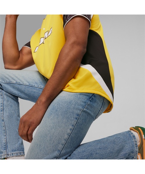 PUMA(プーマ)の「PUMA プーマ ユニセックス フットボール 半袖 Tシャツ 2(Tシャツ/カットソー・メンズ・ブラック/イエロー系その他・LARGE/SMALL/MEDIUM/X-LARGE/X-SMALL)」の3枚目の写真