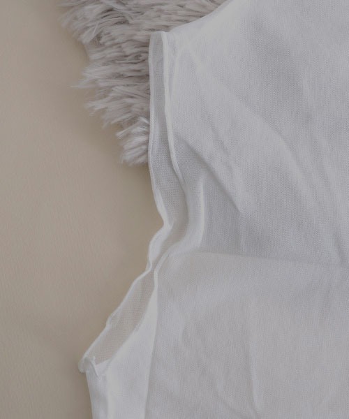 Mayree(メイリー)の「【resonance】シアー メロウデザイン 無地 ハイネック つけ襟【マルチウェイ/オケージョン】(付け襟・レディース・ライトベージュ/ブラック/ホワイト/ライトブルー・FREE)」の9枚目の写真