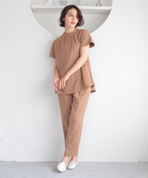 GLACIER lusso（グラシアルッソ）の「フレンチスリーブブラウス