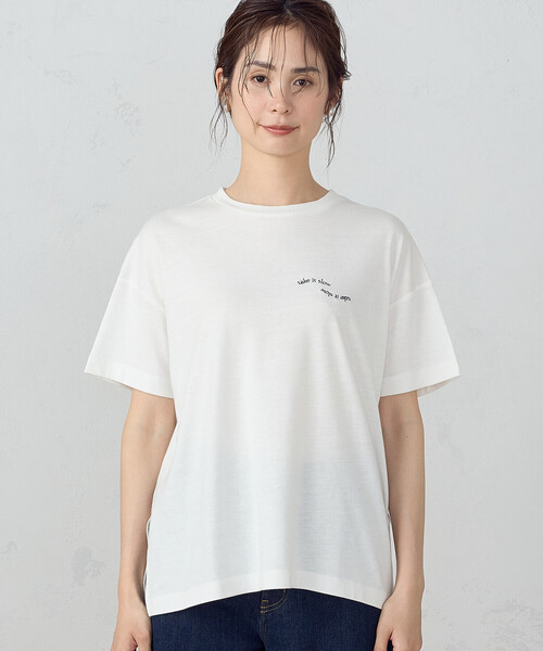   モノグラム　ロゴ半袖　Tシャツ　カズハ着用 trim_fce_item65f805c3e164f.jpg
