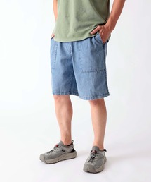 ARCH & LINE（アーチアンドライン）の「LIGHT DENIM SHORTS 薄手デニム 甚平（デニムパンツ）」