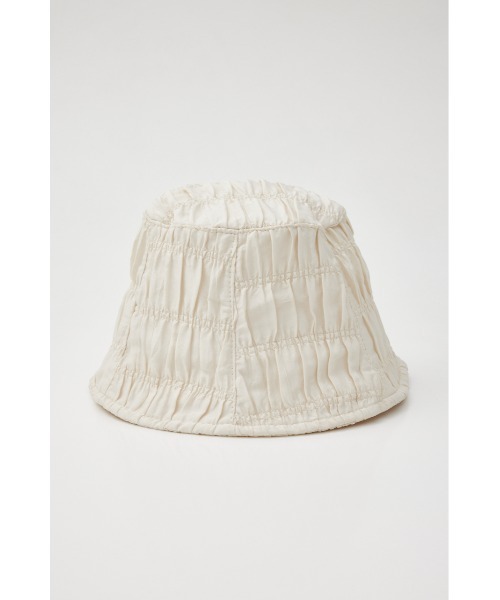 SLY（スライ）の「GATHER PANEL HAT ギャザー パネル ハット（ハット・レディース・ブラック/オフホワイト・FREE）」の5枚目の写真