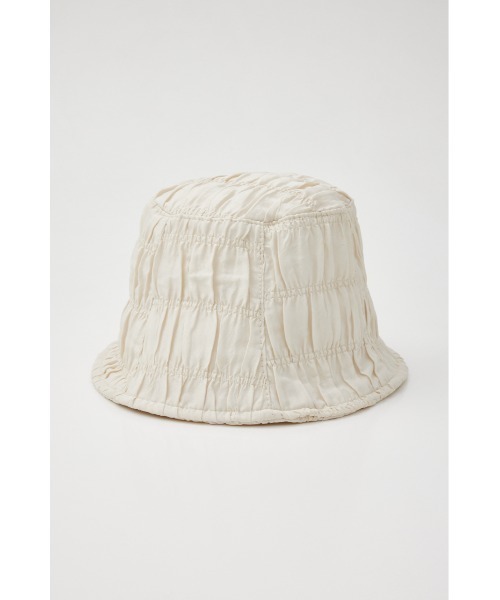 SLY（スライ）の「GATHER PANEL HAT ギャザー パネル ハット（ハット・レディース・ブラック/オフホワイト・FREE）」の6枚目の写真