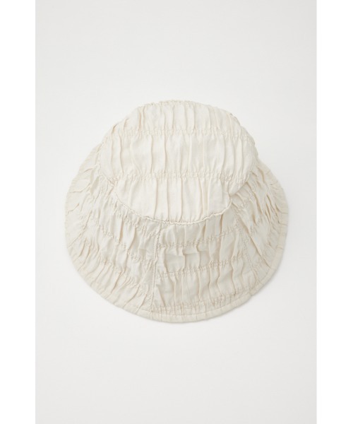 SLY（スライ）の「GATHER PANEL HAT ギャザー パネル ハット（ハット・レディース・ブラック/オフホワイト・FREE）」の7枚目の写真