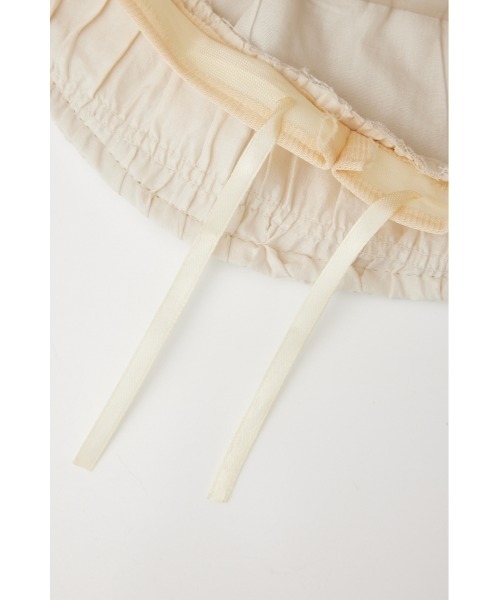 SLY（スライ）の「GATHER PANEL HAT ギャザー パネル ハット（ハット・レディース・ブラック/オフホワイト・FREE）」の9枚目の写真