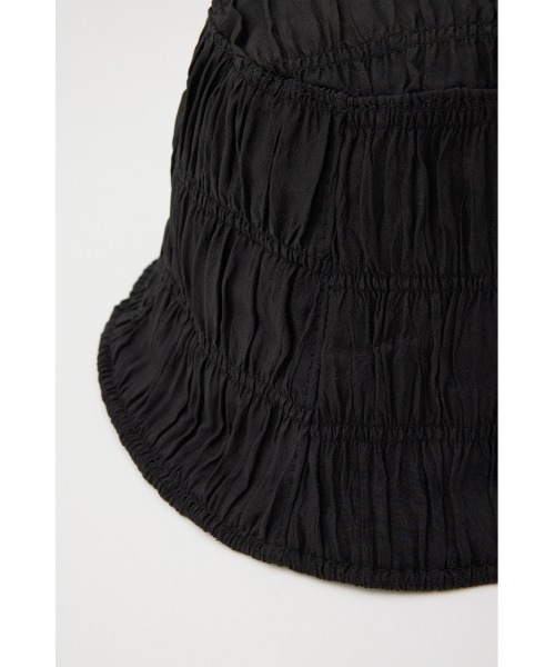 SLY（スライ）の「GATHER PANEL HAT ギャザー パネル ハット（ハット・レディース・ブラック/オフホワイト・FREE）」の17枚目の写真