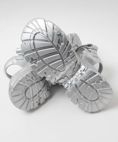 WEGO（ウィゴー）の「WEGO/厚底ダッドスポーツサンダル（サンダル・レディース・シルバー/ブラック/ホワイト・LARGE/MEDIUM/SMALL/X-LARGE）」の18枚目の写真