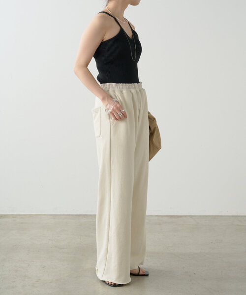 Omekashi（オメカシ）の「カップ付リブニットキャミ（キャミソール・レディース・ブラック/ベージュ・FREE）」の16枚目の写真