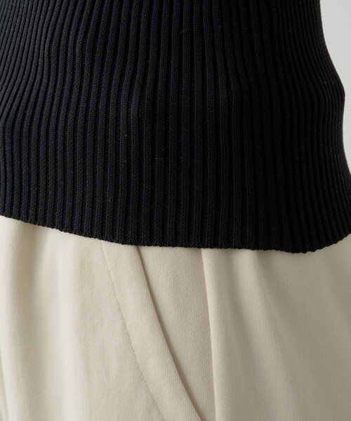Omekashi（オメカシ）の「カップ付リブニットキャミ（キャミソール・レディース・ブラック/ベージュ・FREE）」の6枚目の写真