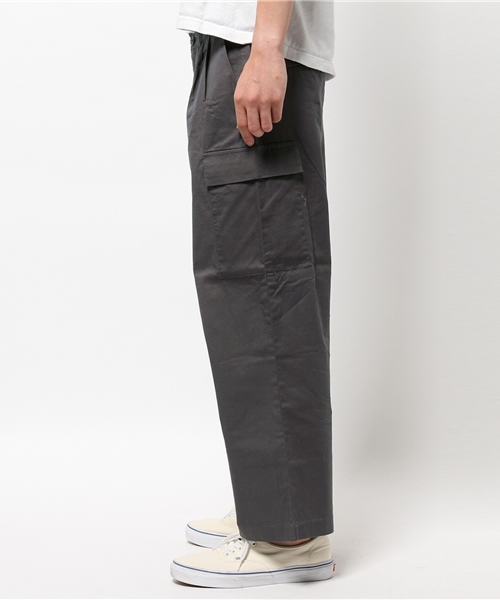 WEGO（ウィゴー）の「WEGO/ワイドカーゴパンツ（カーゴパンツ・メンズ・グレー系その他/カーキ・MEDIUM/LARGE）」の8枚目の写真