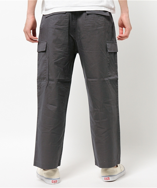 WEGO（ウィゴー）の「WEGO/ワイドカーゴパンツ（カーゴパンツ・メンズ・グレー系その他/カーキ・MEDIUM/LARGE）」の9枚目の写真