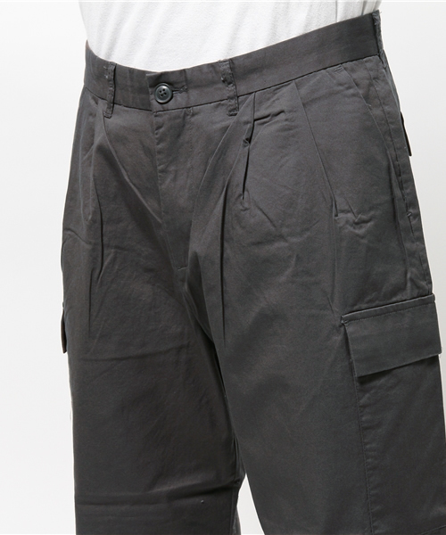 WEGO（ウィゴー）の「WEGO/ワイドカーゴパンツ（カーゴパンツ・メンズ・グレー系その他/カーキ・MEDIUM/LARGE）」の11枚目の写真