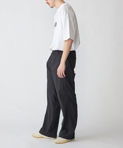 SHIPS（シップス）の「SHIPS:〈遮熱/UVカット/吸水速乾/接触冷感〉SHELTECH(R) ワイドストレート パンツ（その他パンツ・メンズ・ブラック/チャコールグレー・SMALL/LARGE/MEDIUM）」の7枚目の写真