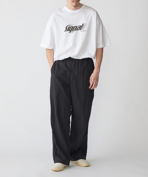 SHIPS（シップス）の「SHIPS:〈遮熱/UVカット/吸水速乾/接触冷感〉SHELTECH(R) ワイドストレート パンツ（その他パンツ・メンズ・ブラック/チャコールグレー・SMALL/LARGE/MEDIUM）」の10枚目の写真