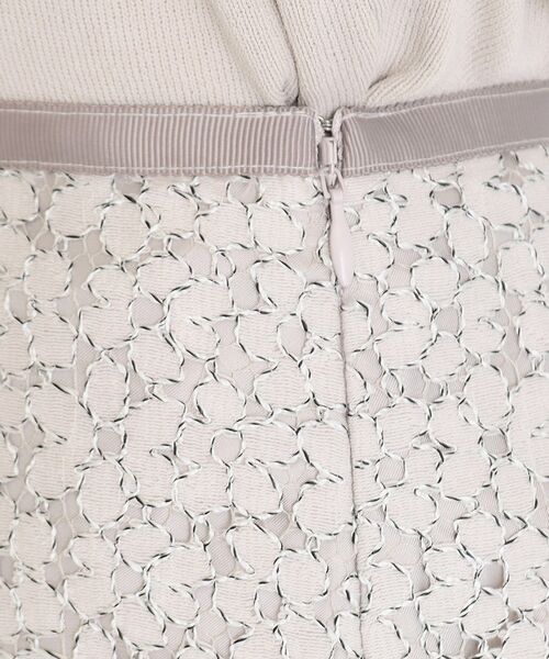 index(インデックス)の「◆ミニフラワーレースフレアスカート【洗濯機洗い可】(スカート・レディース・ブルー系9/アイボリー系7/チャコール/ベージュ系その他7・36/38/40/42)」の7枚目の写真