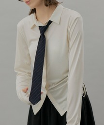 GIUNON(WEm)adjustable pinstripe tie / AWX^usXgCvlN^C(Xg[/V[)