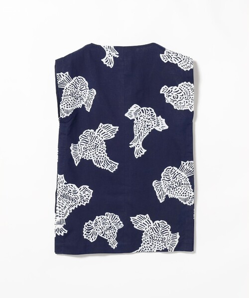 fennica（フェニカ）の「染色工房 萬 / 浴衣地貫頭衣 ワンピース（ワンピース・メンズ・その他1/その他3/その他/その他4・ONE SIZE）」の9枚目の写真