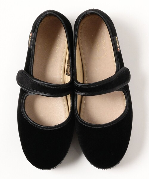 別注】ALBEROLA / メリージェーン ベロア厚底シューズ（その他シューズ