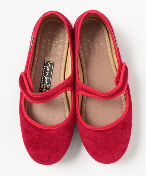 別注】ALBEROLA / メリージェーン ベロア厚底シューズ（その他シューズ