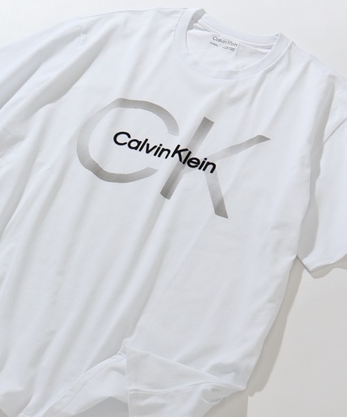 Calvin Klein（カルバン・クライン）の「【Calvin Klein/カルバンクライン】ロゴプリント ショートスリーブTシャツ（Tシャツ/カットソー・メンズ・ホワイト/ブラック・S/XL/L/M）」の4枚目の写真