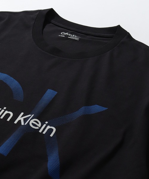 Calvin Klein（カルバン・クライン）の「【Calvin Klein/カルバンクライン】ロゴプリント ショートスリーブTシャツ（Tシャツ/カットソー・メンズ・ホワイト/ブラック・S/XL/L/M）」の6枚目の写真