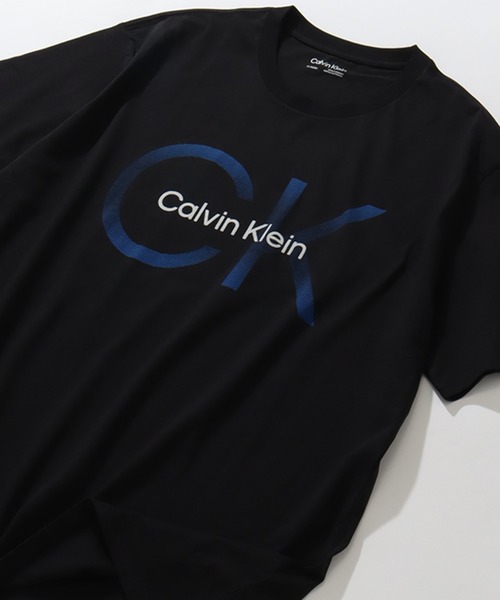 Calvin Klein（カルバン・クライン）の「【Calvin Klein/カルバンクライン】ロゴプリント ショートスリーブTシャツ（Tシャツ/カットソー・メンズ・ホワイト/ブラック・S/XL/L/M）」の5枚目の写真