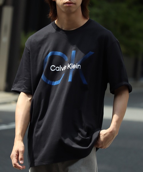 Calvin Klein（カルバン・クライン）の「【Calvin Klein/カルバンクライン】ロゴプリント ショートスリーブTシャツ（Tシャツ/カットソー・メンズ・ホワイト/ブラック・S/XL/L/M）」の11枚目の写真