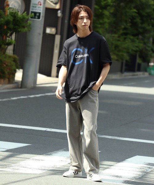 Calvin Klein（カルバン・クライン）の「【Calvin Klein/カルバンクライン】ロゴプリント ショートスリーブTシャツ（Tシャツ/カットソー・メンズ・ホワイト/ブラック・S/XL/L/M）」の15枚目の写真