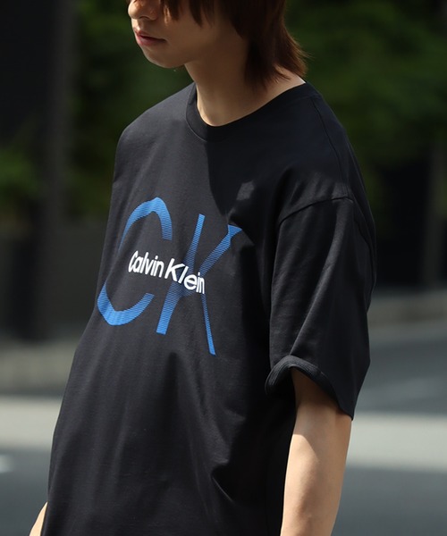 Calvin Klein（カルバン・クライン）の「【Calvin Klein/カルバンクライン】ロゴプリント ショートスリーブTシャツ（Tシャツ/カットソー・メンズ・ホワイト/ブラック・S/XL/L/M）」の14枚目の写真