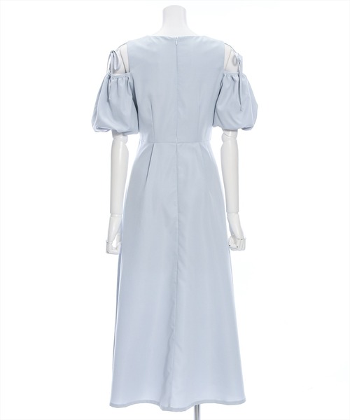 OBLI オブリ 半袖バルーンロングワンピース バルーンエプロンワンピース | DRESS | OBLI