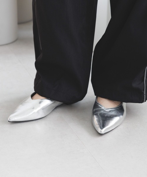 3.3 Field Trip （3.3フィールドトリップ）の「3.3 Field Trip／リボン パンプス(取り外し可能)（サンダル・レディース・その他1/ブラック・LARGE/MEDIUM）」の6枚目の写真