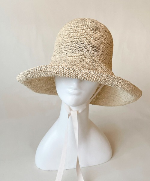 ORIENT MILLINERY（オリエント ミリナリー）の「SARAH【ｻﾗ】（ハット・レディース・ナチュラル/モカ/ブラック・FREE）」の7枚目の写真