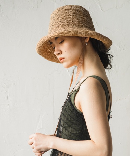 ORIENT MILLINERY（オリエント ミリナリー）の「SARAH【ｻﾗ】（ハット・レディース・ナチュラル/モカ/ブラック・FREE）」の14枚目の写真