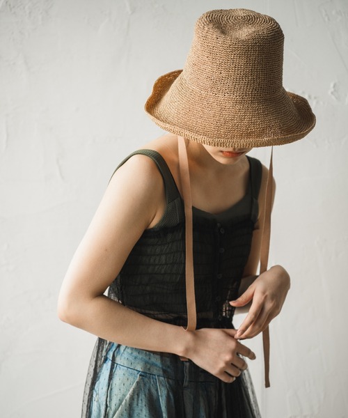 ORIENT MILLINERY（オリエント ミリナリー）の「SARAH【ｻﾗ】（ハット・レディース・ナチュラル/モカ/ブラック・FREE）」の16枚目の写真