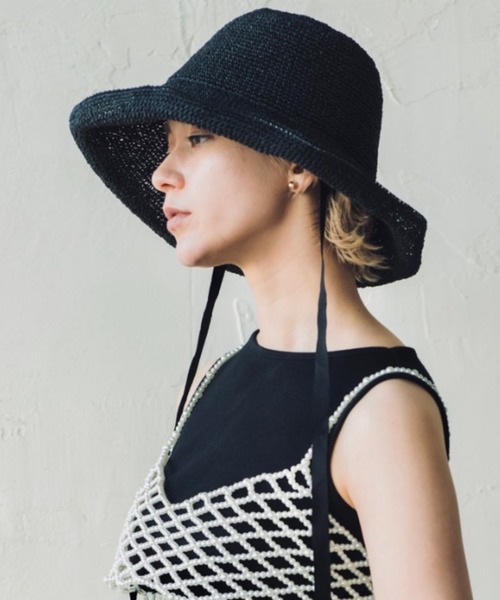 ORIENT MILLINERY（オリエント ミリナリー）の「SARAH【ｻﾗ】（ハット・レディース・ナチュラル/モカ/ブラック・FREE）」の11枚目の写真
